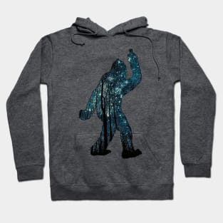 Bigfoot - Middle Finger - Stars Hoodie